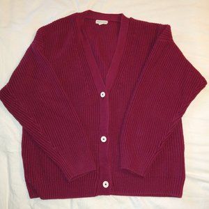 Tradlands Shelter cardigan in Jam 1X